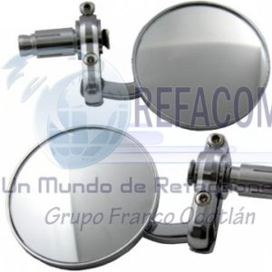 ENESP-4213-0101D ESPEJO JGO REDONDO CROMADO
