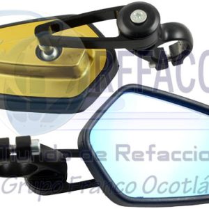 ENESP-4213-0104B ESPEJO JGO P/MOTO AMERICA DORADO