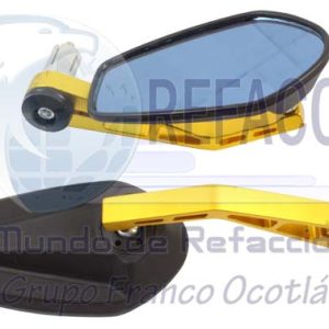 ENESP-4213-0105D ESPEJO JGO PUÑO EUROPA DORADO