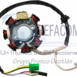 ENEST-3102-0006 ESTATOR 8 BOBINAS MOTONETA CS125/DS125/DS150/WS150