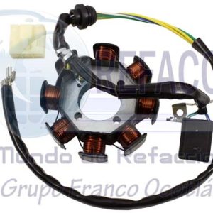 ENEST-3102-0018 ESTATOR 8 BOBINAS CORRIENTE CONTINUA 125CC HIJOY