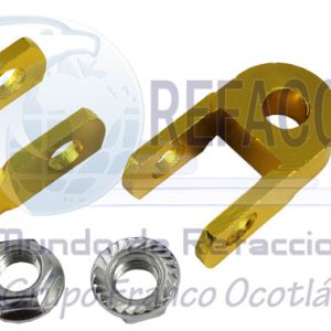 ENEXT-1401-9801D EXTENSION AMORTIGUADOR MOTO DORADO