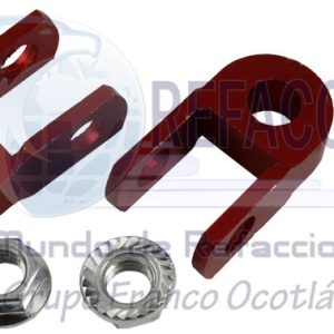 ENEXT-1401-9801R EXTENSION AMORTIGUADOR MOTO ROJO