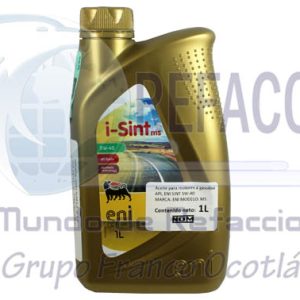 ENI-102281 ACEITE ENI SINTETICO MS 5W-40 1L DORADO