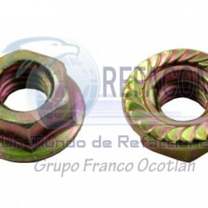 ENTUE-6801-0004 TUERCA HEXAGONAL FLANGE CERRADA ZINCADA M6 =4801