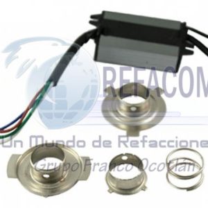 ENZF-908R FOCO LED MOTO UNIVERSAL ROJO 48W 18 LED