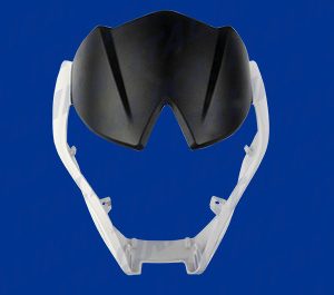 F13011987 CUBIERTA FR BLANCO NEGRO MATE 125FL, 125FLPL