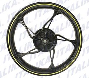 F15030309 RIN TRAS NEGRO FILO AMARILLO