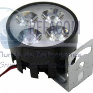 FA-MLHR4N FARO MOTO REDONDO 4/3W CARCASA NEGRA 5.5CM