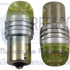 FO-LE11413Y FOCO BA15S 1156 1141 3LEDS 5730 AMARILLO 12V