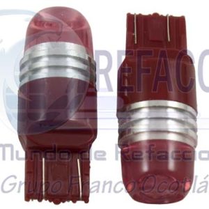 FO-LE74433FR FOCO T20 2 FILAMENTOS 7443 3LED 5730 FLASH ROJO