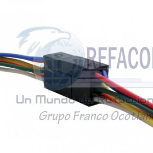 GM-048 ARNES CONECTOR 6 VIAS HEMBRA/MACHO =C-6V