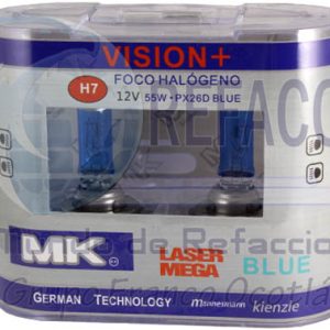 H7-12V55W-B FOCO HAL. JGO H7 12V 55W AZUL