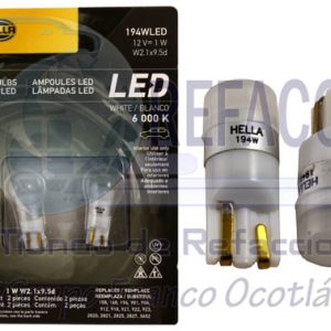 HELLA-358250002 FOCO MINI LED 194 BLANCO BLISTER DOBLE