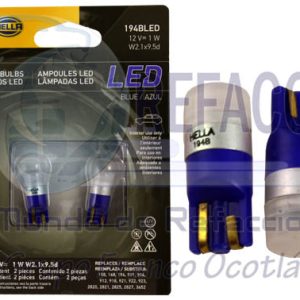 HELLA-358250012 FOCO MINI LED 194 AZUL BLISTER DOBLE
