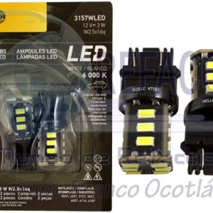 HELLA-358250032 FOCO MINI LED 3157 BLANCO BLISTER DOBLE