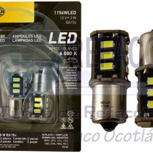 HELLA-358250042 FOCO MINI LED 1156 BLANCO BLISTER DOBLE