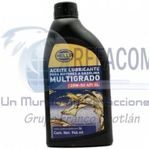 HMOSL-20W50-1L ACEITE MINERAL HELLA 20W50 SL 1L =HMO-20W50 1L
