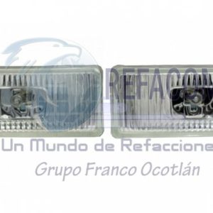 HY-053-C FARO RECT. MED. 130x53(MM) SET2=RS-FL-053-CLEAR