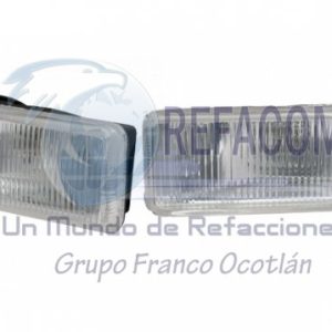 HY-055-C FARO RECT. MED. 145x50(MM) SET2 =RS-FL-055-CLEAR