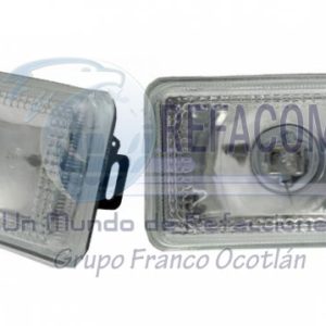 HY-061-C FARO RECT. MED. 123x74(MM) SET2 =RS-FL-061-CLEAR