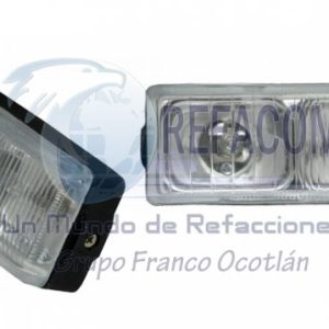 HY-116-C FARO RECT. MED. 130x50(MM) SET2 =RS-FL-116-CLEAR