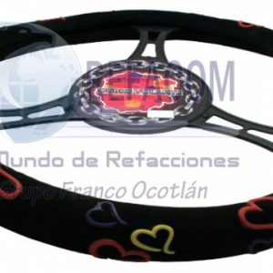 HZ-20-1 FUNDA VOLANTE FIGURAS CORAZONES