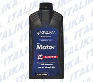 L01010003 ACEITE ITALIKA 4T SAE 20W50 SG TODOS