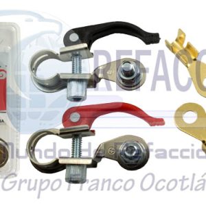 L07767 TERMINAL BATERIA JGO NEGRA/ROJA DESCONEXION RAPIDA