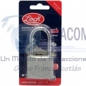 L22L45EACB CANDADO ACERO LARGO 45MM