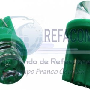 LED-158V-1 FOCO 1LED JGO VERDE 158 PELLISCO=SJ05/V=FO-17G