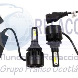 LED2C-9006AZB FOCO LED 9006 2 CARAS BICOLOR CAMBIABLE AZUL-BCO