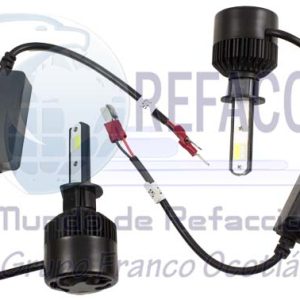 LED2C-H1AZB FOCO LED H1 2 CARAS BICOLOR CAMBIABLE AZUL-BLANCO