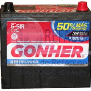LTH-51R-500 BATERIA LTH 51R-500                   =GONHER-51R