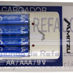 MC-210 CARGADOR BATERIA 4 PILAS AA/AAA/2x9V INCLUYE 4xAA