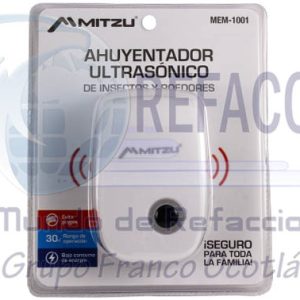 MEM-1001 AHUYENTADOR ULTRASONICO P/INSECTOS,ROEDORES
