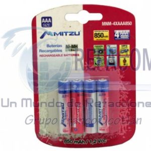 MNM-4XAAA850 PILA RECAR. AAA NIMH 850 MAH 4PZ BLISTER
