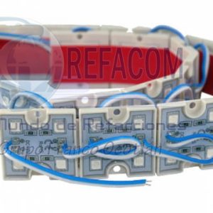 MOD-004AZ TIRA T/CHIP CUADRADO 4 LEDS AZUL 20PZ=LA-CHC50504B