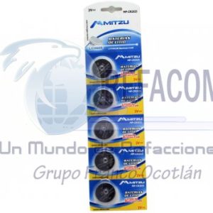 MP-CR2025 PILA BOTON LITIO 150 MAH 3V BLISTER/5PZ