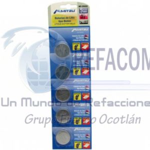 MP-CR2032 PILA BOTON LITIO 210 MAH 3V BLISTER/5PZ