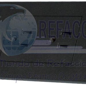 P627N PLACA DUPLEX 1/1 NEGRO SURTEK