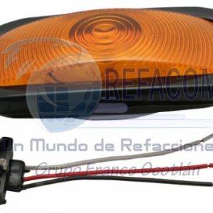 PL-2625A PLAFON 6" OVALADO SELLADO HULE CON CONECTOR