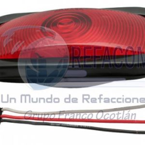 PL-2625R PLAFON 6" OVALADO SELLADO HULE CON CONECTOR