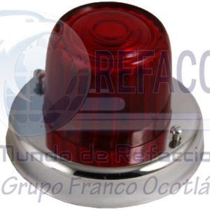 PL-507 PLAFON REDONDO ROJO