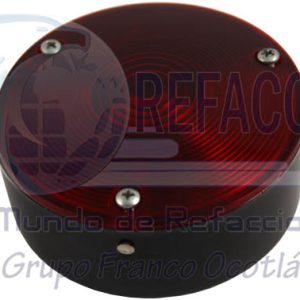 PL-509 PLAFON REDONDO 3 TORNILLOS 4" ROJO