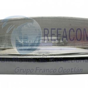 PL-599 PLAFON INTERIOR RECTANGULAR CROMADO