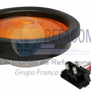 PL-654A PLAFON 4" SELLADO HULE CON CONECTOR