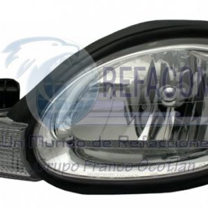 RC-019091203 FARO IZQ NEON 00-02 C/BISEL CROMADO =RC-6965