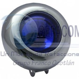 RS-FL-006-BLUE OJO VENADO BASE METAL REDONDO MED. 65(MM)