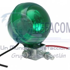 RS-FL-007-GREEN OJO VENADO BASE ACRILICA REDONDO MED. 60(MM)